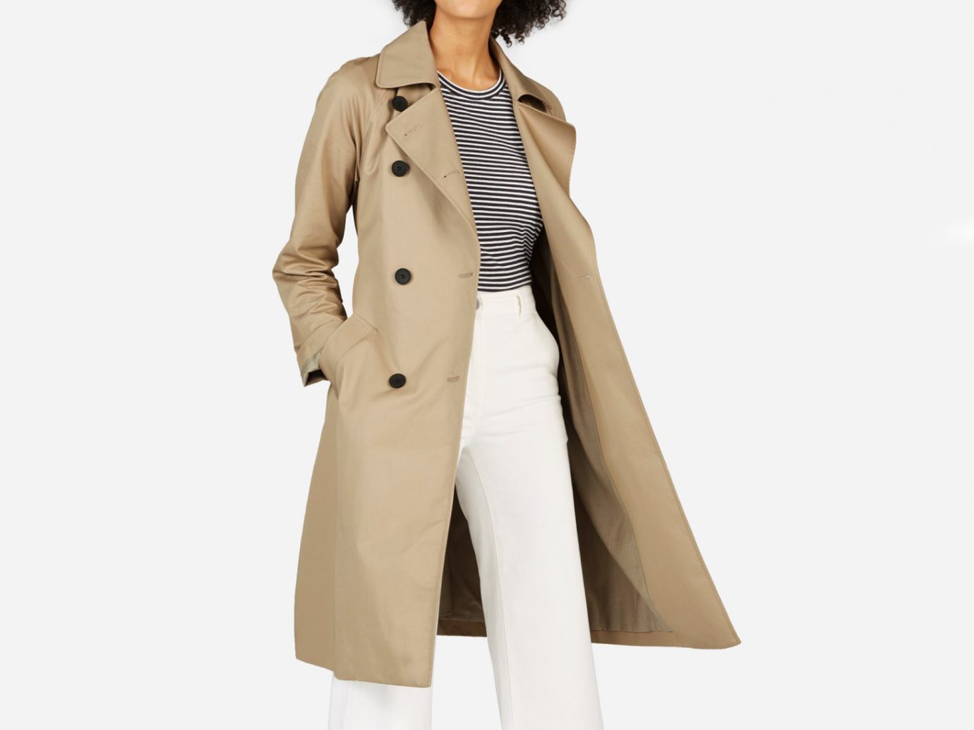 everlane The Drape Trench Coat