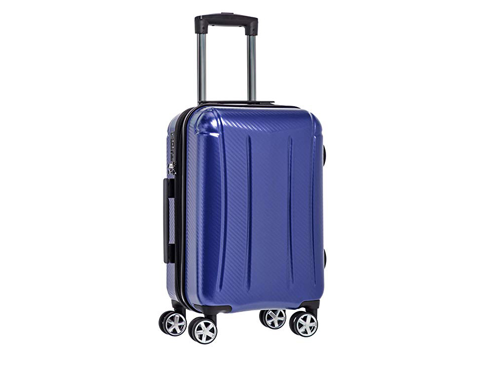 AmazonBasics Oxford Luggage Expandable Suitcase Spinner with TSA Lock