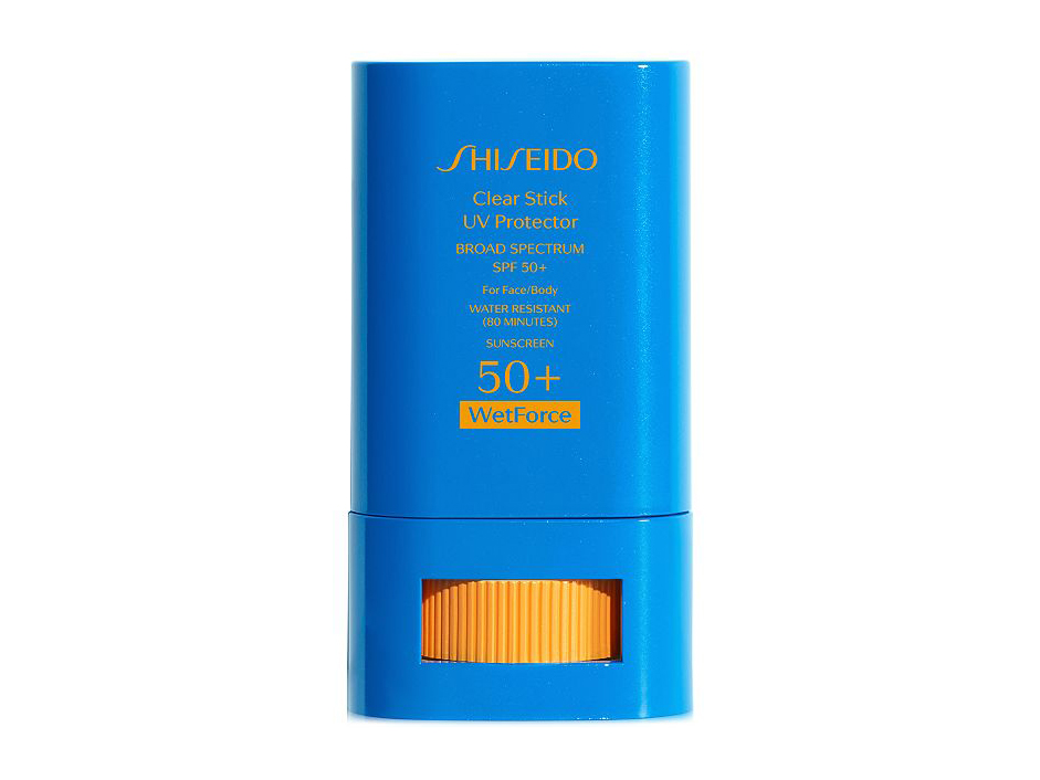 SHISEIDO Clear Stick UV Protector WetForce Broad Spectrum Sunscreen SPF 50+