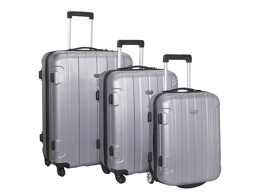 Traveler's Choice Rome 3-Piece Hardshell Spinner/Rolling Luggage Set