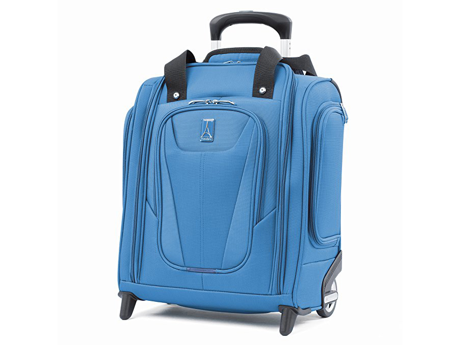 Travelpro Luggage Maxlite 5 15" Lightweight Carry-on Rolling Under Seat Bag, Azure Blue