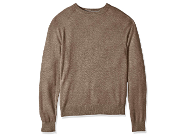 Amazon Brand - Buttoned Down Men's Standard 100% Cashmere Crewneck Sweater.