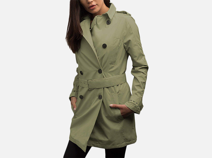 SCOTTeVEST Women's Trench Coat.