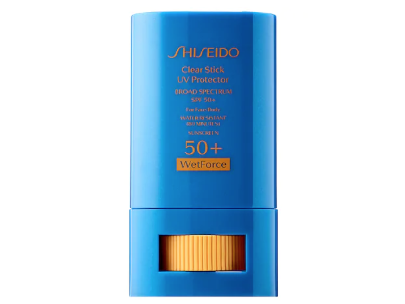 SHISEIDO Clear Stick UV Protector WetForce Broad Spectrum Sunscreen SPF 50+