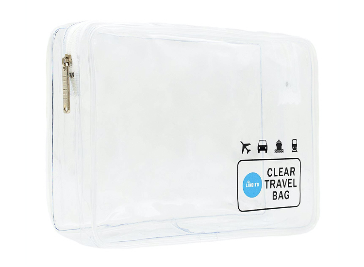 TSA Approved Clear Travel Toiletry Bag.