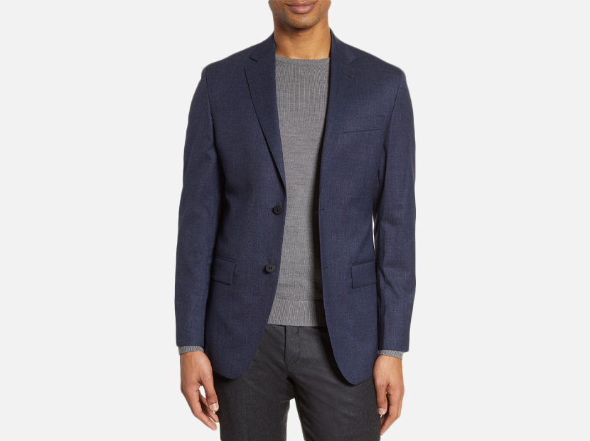 Trim Fit Stretch Wool Blazer NORDSTROM MEN'S SHOP.