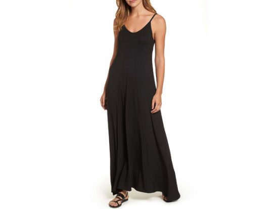 Women's Black Maxi Dress LOVEAPPELLA