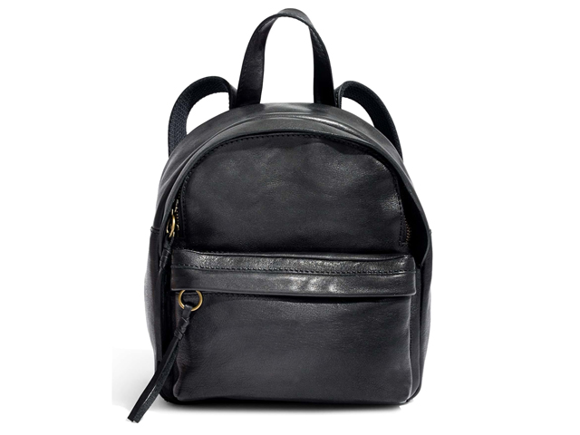 Madewell Mini Lorimer Leather Backpack