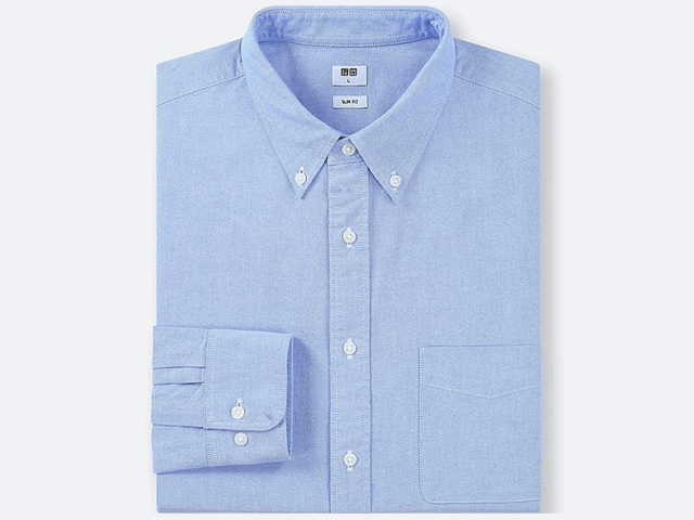 Men's Slim-Fit Oxford by Uniqlo