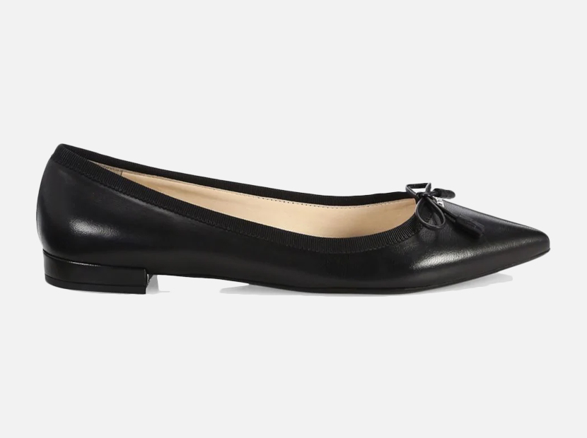 Prada Leather Ballet Flats.