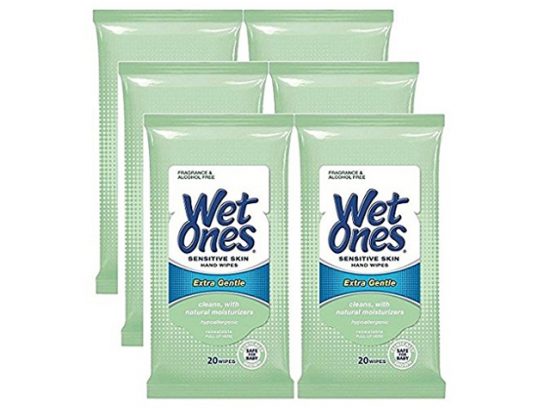 Wet Ones Sensitive Wipes for Face and Hands