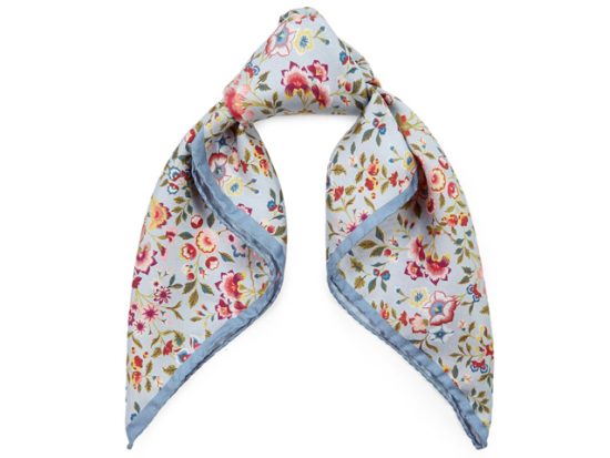 LIBERTY LONDON Delilah 45 x 45cm Silk Twill Foulard Scarf