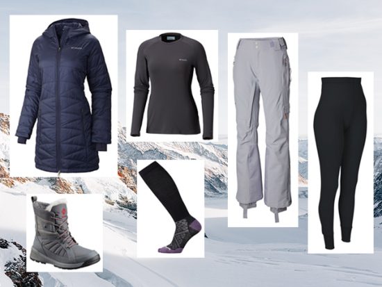 What to Wear Winter Hiking, Women's Outfit