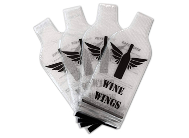 Wine Wings Upgraded 4 Pack Reusable Bottle Protector.