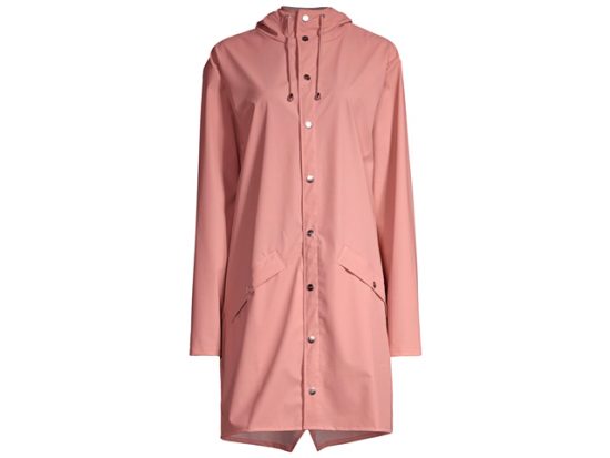 Women's Rose Rains Long Hooded Raincoat