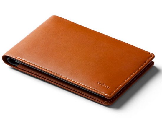 Bellroy Leather Travel Wallet Cararmel - RFID