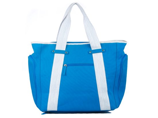 Dezzio Classic Functional Beach Tote Travel Bag, Aqua