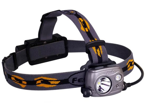 Fenix HP25R 1000 Lumen USB Rechargeble Spotlight Floodlight LED Headlamp