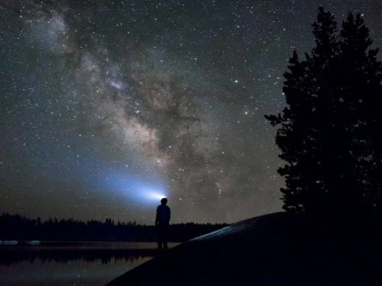 Long Exposure Night Sky