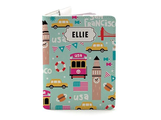Wanderlust Collection - Personalized Leather Passport Holder - Travel Gifts