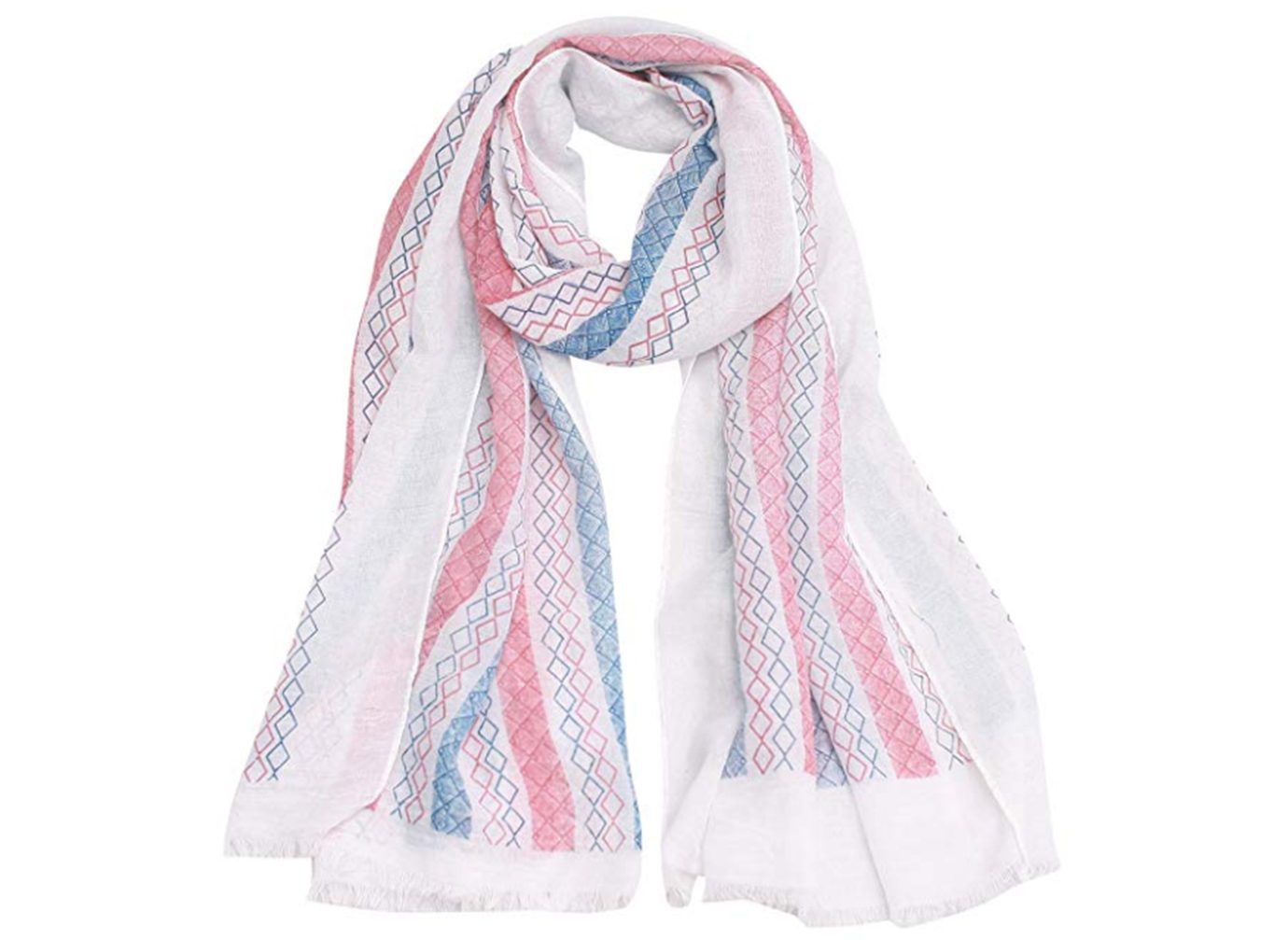 Women Lightweight Soft Printe Long Scarf