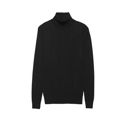 Banana Republic Stretch-Cotton Turtleneck Sweater