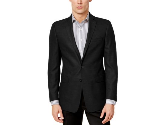 Calvin Klein Men's Slim-Fit Textured Sport Coat