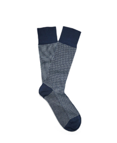 Cole Haan Mini Check Neat Crew Socks