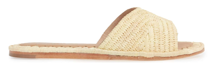 Dane Raffia Slide Sandal JEFFREY CAMPBELL