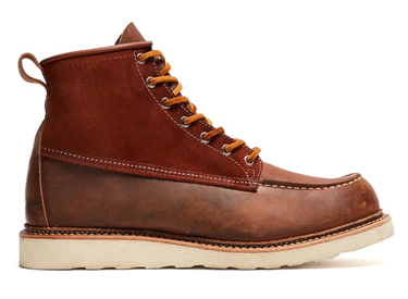 EXCLUSIVE RED WING X TODD SNYDER MOC TOE BOOT IN COPPER