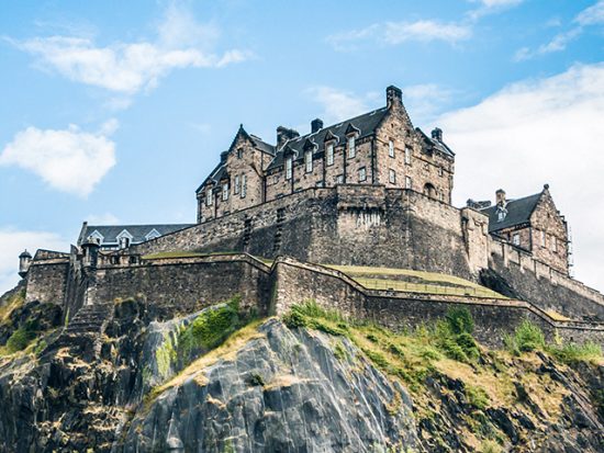 Edinburgh Castle in Scotland