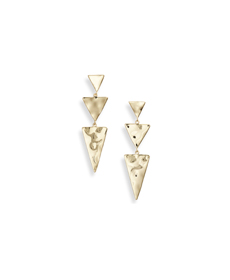 GORJANA Luca Tiered Triangle Drop Earrings