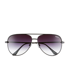 High Key 62mm Aviator Sunglasses QUAY AUSTRALIA.