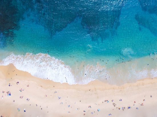 Honolulu Aerial Drone View