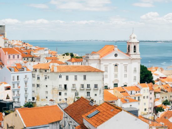 LIsbon Portugal Rooftop view