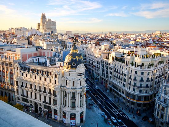 Madrid Gran Via View