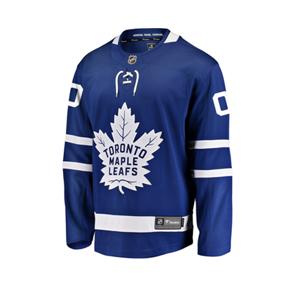 Men's Toronto Maple Leafs Fanatics Branded Blue Home Breakaway Custom Jersey