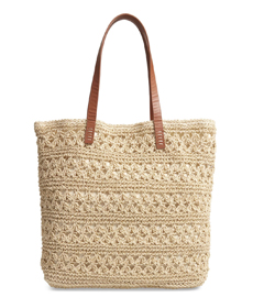 Packable Woven Raffia Tote Nordstrom