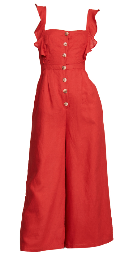 Red Carter Allison Jumpsuit