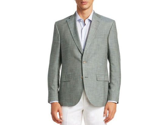 Saks Fifth Avenue COLLECTION Slub Weave Sportcoat