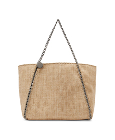 Stella McCartney Beige Medium Raffia Falabella Tote