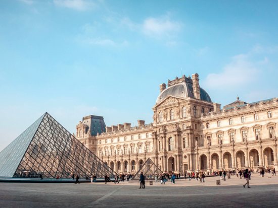 The Louvre in Paris, France