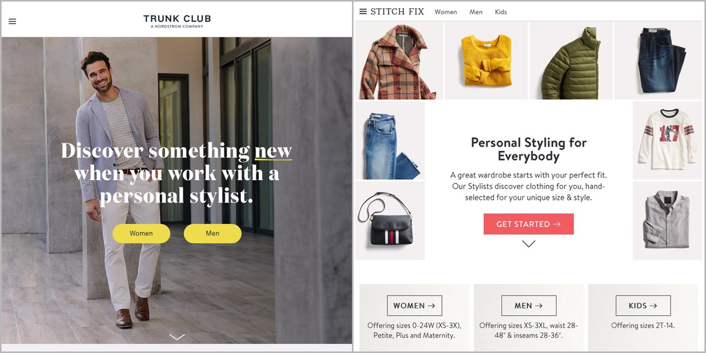 Trunk Club v Stitch Fix