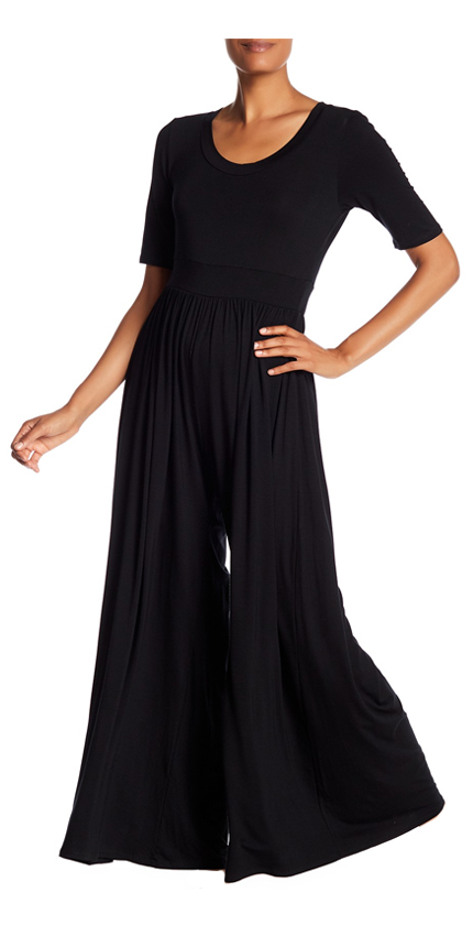 WEST KEI Knit Wide Leg Jumpsuit