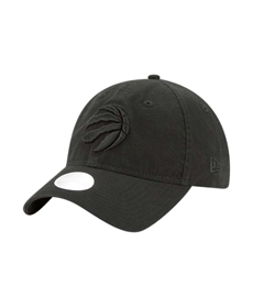 Women's Toronto Raptors New Era Black Core Classic Tonal Team 9TWENTY Adjustable Hat