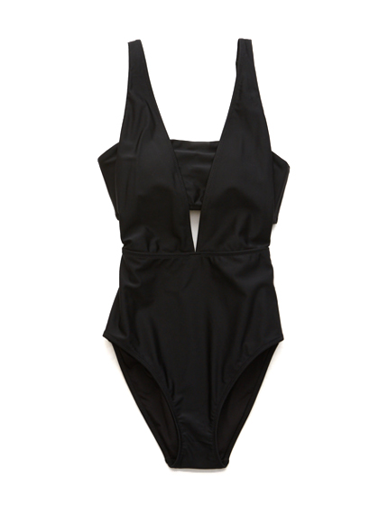 AERIE LAYERED ONE PIECE SWIMSUIT