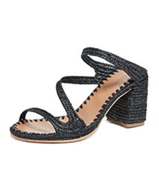 Carrie Forbes Salah Heeled Mules in black.