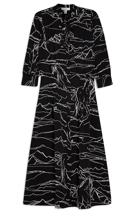 Horse Print Midi Dress TOPSHOP