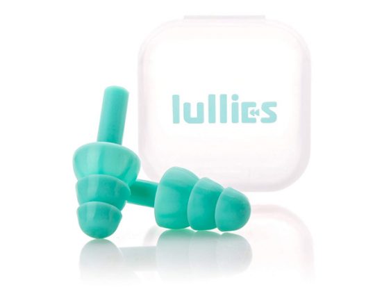 Lullies Ear Plugs (Turquoise) Noise Cancelling Reusable Earplugs for Sleeping