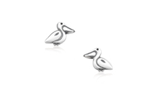 Mignon Faget PETIT PELICAN EARSTUDS.